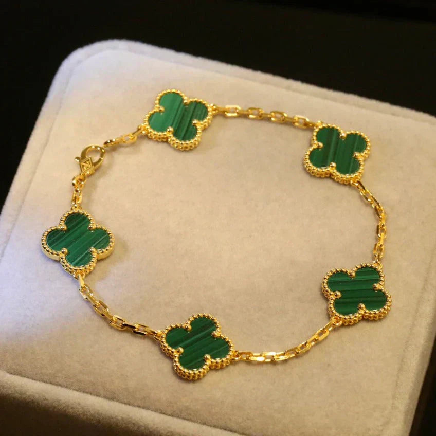 Clover Bracelet Green