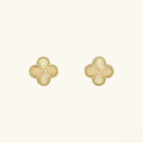 Clover Earrings | Gold