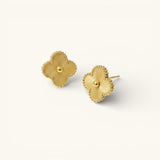 Clover Earrings Gold